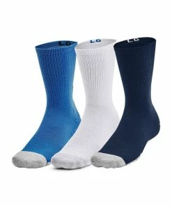 Under Armour Unisex Heatgear Crew 3pk Academy Socks