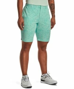 Under Armour Womens Links Printed Short Sea Mist