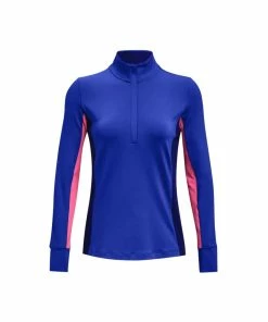 Under Armour Womens Storm Midlayer Zip Versa Blue/PINK