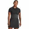 Under Armour Womens Zinger Point SS Polo Jet Gray