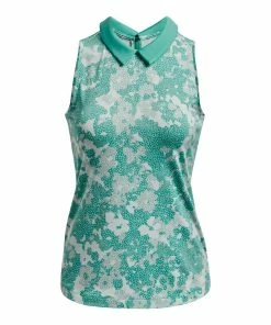 Under Armour Womens Zinger Rise Slvls Polo Neptune Green -Clubs Shop under armour womens zinger rise slvls polo neptune green p8152 16598 image