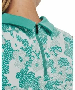Under Armour Womens Zinger Rise Slvls Polo Neptune Green -Clubs Shop under armour womens zinger rise slvls polo neptune green p8152 16600 image