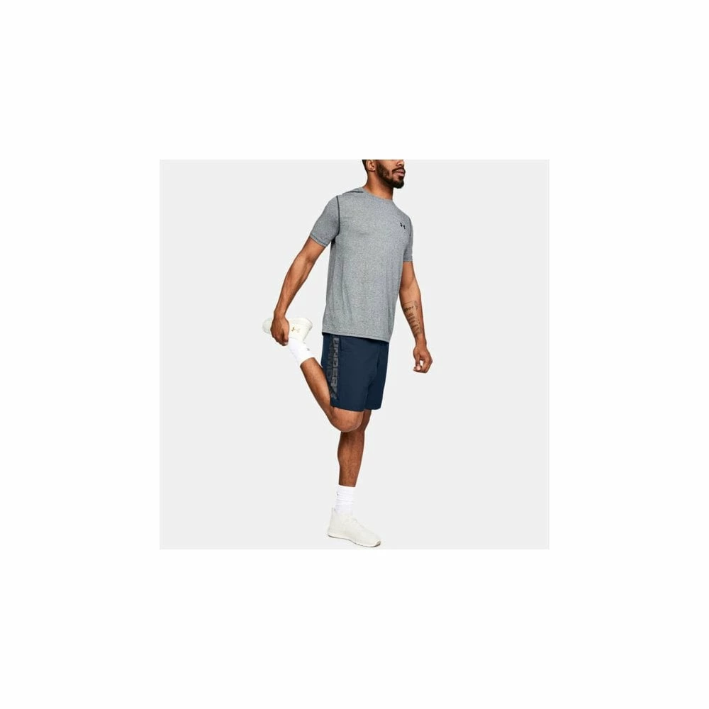 Under Armour Woven Wordmark Shorts - Academy/Graphite 6 Under Armour Woven Wordmark Shorts - Academy/Graphite - Image 4
