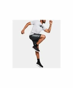 Under Armour Woven Wordmark Shorts - Black/ZINC GRAY 9 Under Armour Woven Wordmark Shorts - Black/ZINC GRAY -Clubs Shop under armour woven wordmark shorts black zinc gray p460 1096 image